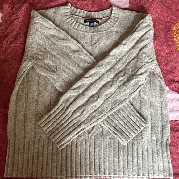 Banana Republic Wool Cable Knit Sweater - Picture 6 of 11
